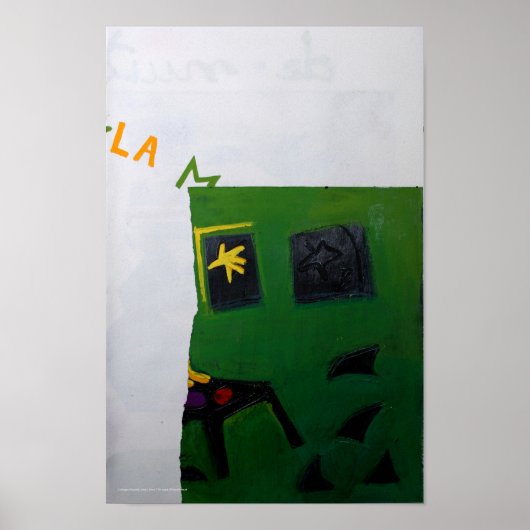 コラージュBruyantsアーティストブックグリーンルーム2 P ポスター (正面)