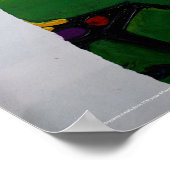 コラージュBruyantsアーティストブックグリーンルーム2 P ポスター (角)