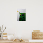 コラージュBruyantsアーティストブックグリーンルーム2 P ポスター (キッチン)