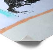 コラージュBruyants Artist's Book Horse and Dog P ポスター (角)