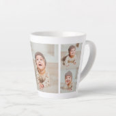 コラージョモダンンパ最高のエバー美しいギフト カフェラテマグ (右アングル)