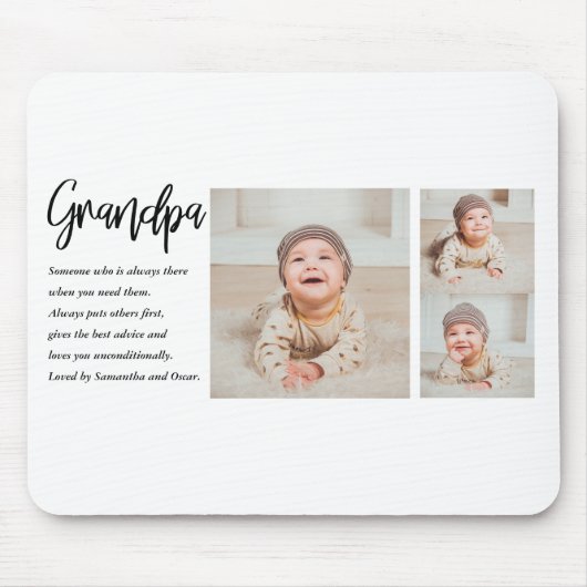 コラージョモダンンパ最高のエバー美しいギフト マウスパッド (正面)