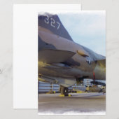 コラート空軍基地 タイ 1968 F-105 A1プリント (正面/裏面)