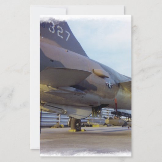 コラート空軍基地 タイ 1968 F-105 A1プリント (正面)