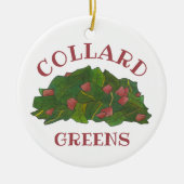 コラードグリーンズサザンキュイジーズソウルフードグルメ セラミックオーナメント (正面)