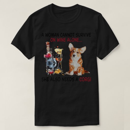 コリおもしろいギお母さん女性もワ生き延びインできない Tシャツ (デザイン正面)