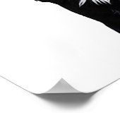 コリおもしろいー縁どトイレ壁アート ポスター (角)