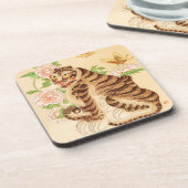 コリアストライプのンタイガーヴィンテージミンファ コースター (左側)