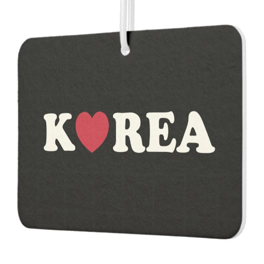 コリアラブハートエアーフレッシュナー カーエアーフレッシュナー (左)