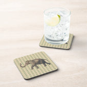 コリアンダーのスパイスモーズドットと象 コースター (右側)