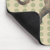 コリアンダーのスパイスモーズドットと象 マウスパッド (コーナー)