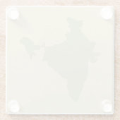 コリアンダースパイスモーズインド ガラスコースター (裏面)