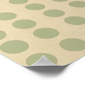 コリアンダースパイスモーズドット ポスター (角)