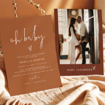 コリアンダーボヘミアンテラコッタオベビーベビーシャワー