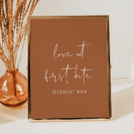 コリアンダーボホテラコッタデザートバーポスター ポスター