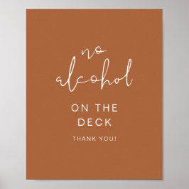 コリアンダーボホテラコッタノアルコールサイン ポスター