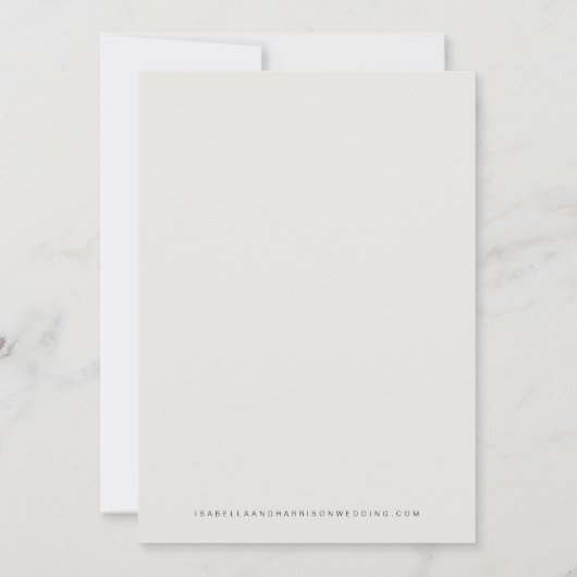 コリアンダー燃えたオレンジテラコッタ日付を保存 招待状 (裏面)