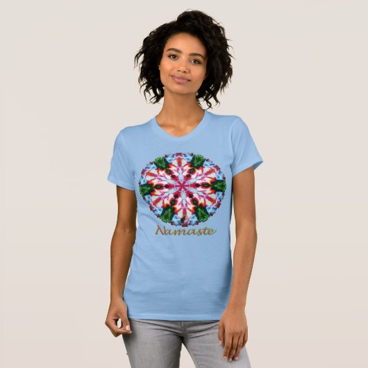 コリアンダー・ナマステ・万華鏡Tシャツ Tシャツ (正面フル)
