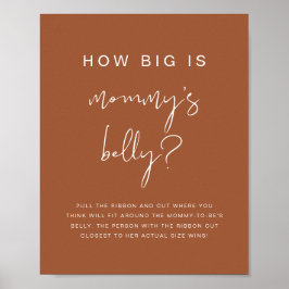 コリアンダー・ボヘミアンどのように彼女の腹のゲームは大きい ポスター