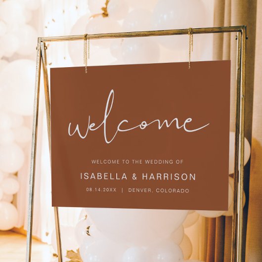 コリアンダー – ボヘミア焼きオレンジ結婚の歓迎 ポスター