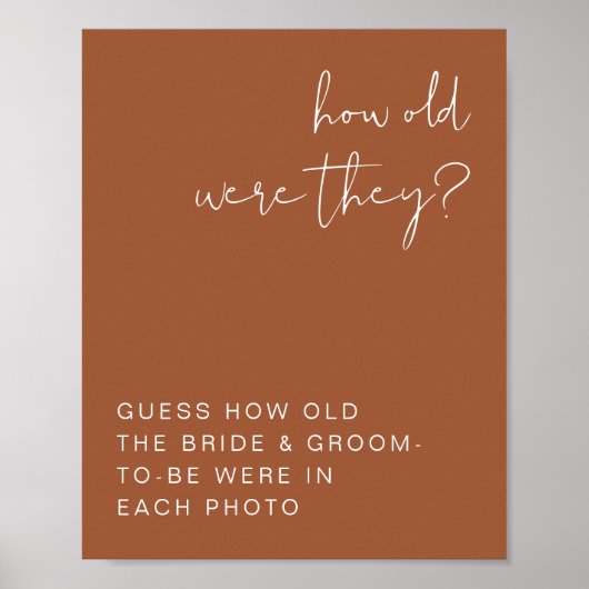 コリアンダー ボーホ テラコッタ 彼らは何歳だった? サイン (正面)