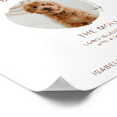 コリアンダー ボーホ 1 枚の写真付きペット シグネチャードリンク ポスター (角)