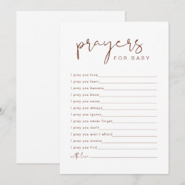 コリアンダー Rust ボホ プレイヤーズ フォー ベイビー カード