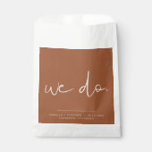 コリアンダーBoho焼きオレンジ結婚の錆の我々 フェイバーバッグ (正面)