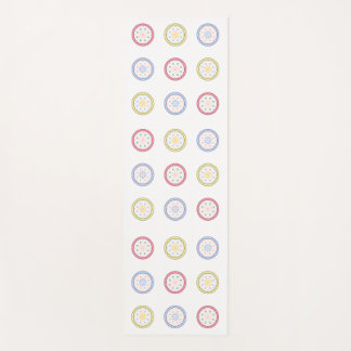 コリア伝統的パターン（の模様が）あるヨガマット ヨガマット