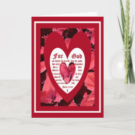 コリウス 接写 - ジョン3:16 サンキューカード