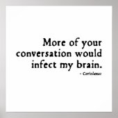 コリオラヌス侮辱（16thC版） ポスター (正面)