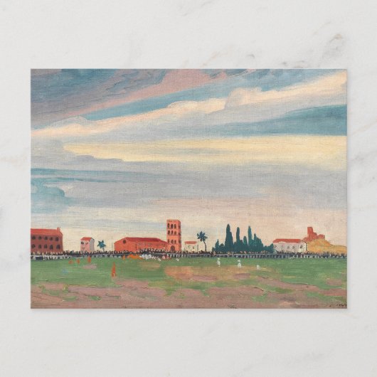 コリオールでサッカーの試合 | ジェームス・ディクソン・インネス ポストカード (正面)