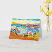 コリオールのボート | Andre Derain | カード (黄色い花)