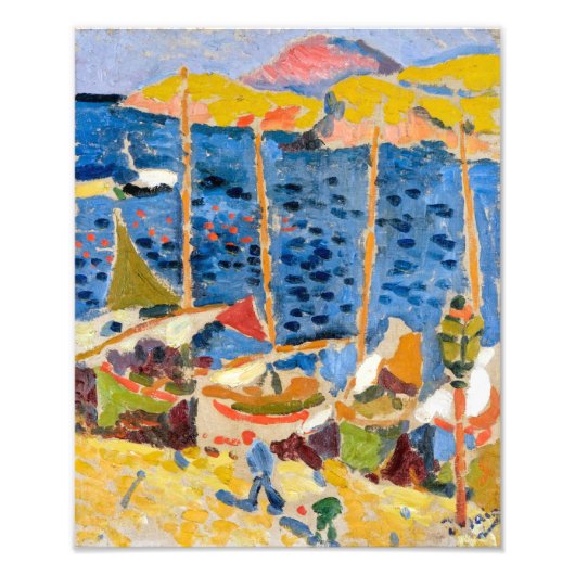 コリオール港の船舶 | Andre Derain | フォトプリント (正面)