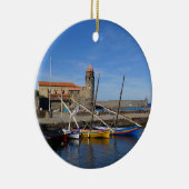 コリオーレの色： Le Phare de Collioure セラミックオーナメント (右)