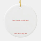 コリオーレの色： Le Phare de Collioure セラミックオーナメント (裏面)