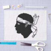 コリカ国旗を持つ愛国的ティッシュペーパー 薄葉紙 (クラフト)