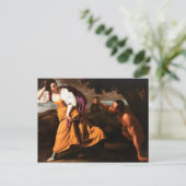 コリスカとサテュロ – アルテミサ・ジェンティレスチ ポストカード (スタンド正面)