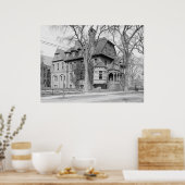 コリスター男子学生の社交クラブハウス（イェール大学） ポスター (キッチン)