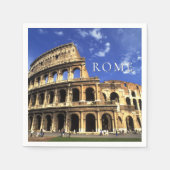コリセウムの有名な遺跡 |イタリアのローマ スタンダードカクテルナプキン (正面)