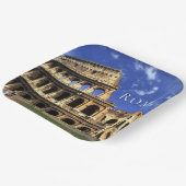 コリセウムの有名な遺跡 |イタリアのローマ ペーパープレート (傾斜あり)