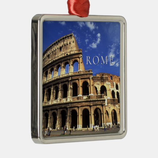 コリセウムの有名な遺跡 |イタリアのローマ メタルオーナメント (右)