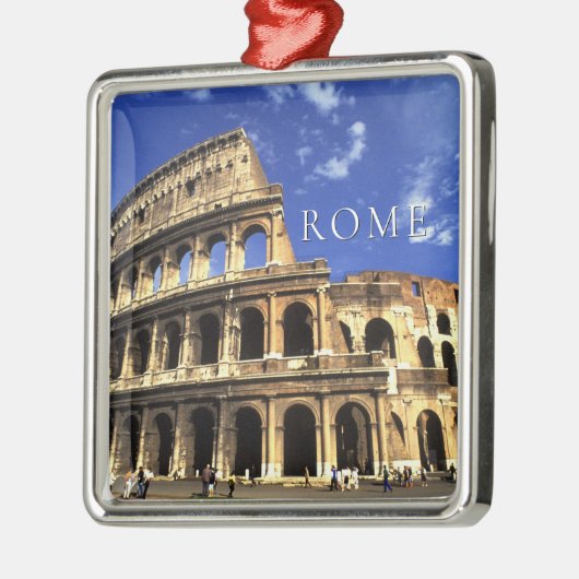 コリセウムの有名な遺跡 |イタリアのローマ メタルオーナメント (左)