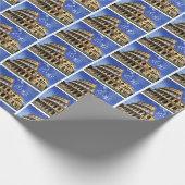 コリセウムの有名な遺跡 |イタリアのローマ ラッピングペーパー (角)