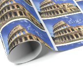 コリセウムの有名な遺跡 |イタリアのローマ ラッピングペーパー (ロールコーナー)