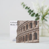 コリセウム,ローマ,イタリアのヴィンテージ旅行観光客追加 ポストカード (スタンド正面)