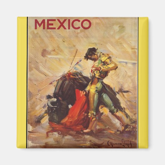 コリダメキシ絵画コヴィンテージ磁石 マグネット (正面)
