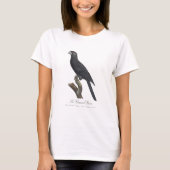コリデウス・ヴァサ・インコ、コリデウス・ヴァサのイラスト Tシャツ (正面)