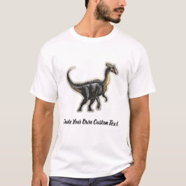 コリトサウルス 恐竜 オリジナルテキスト Tシャツ