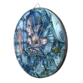 コリトリの少女のサファイアの冬の眺め ダーツボード (正面右)